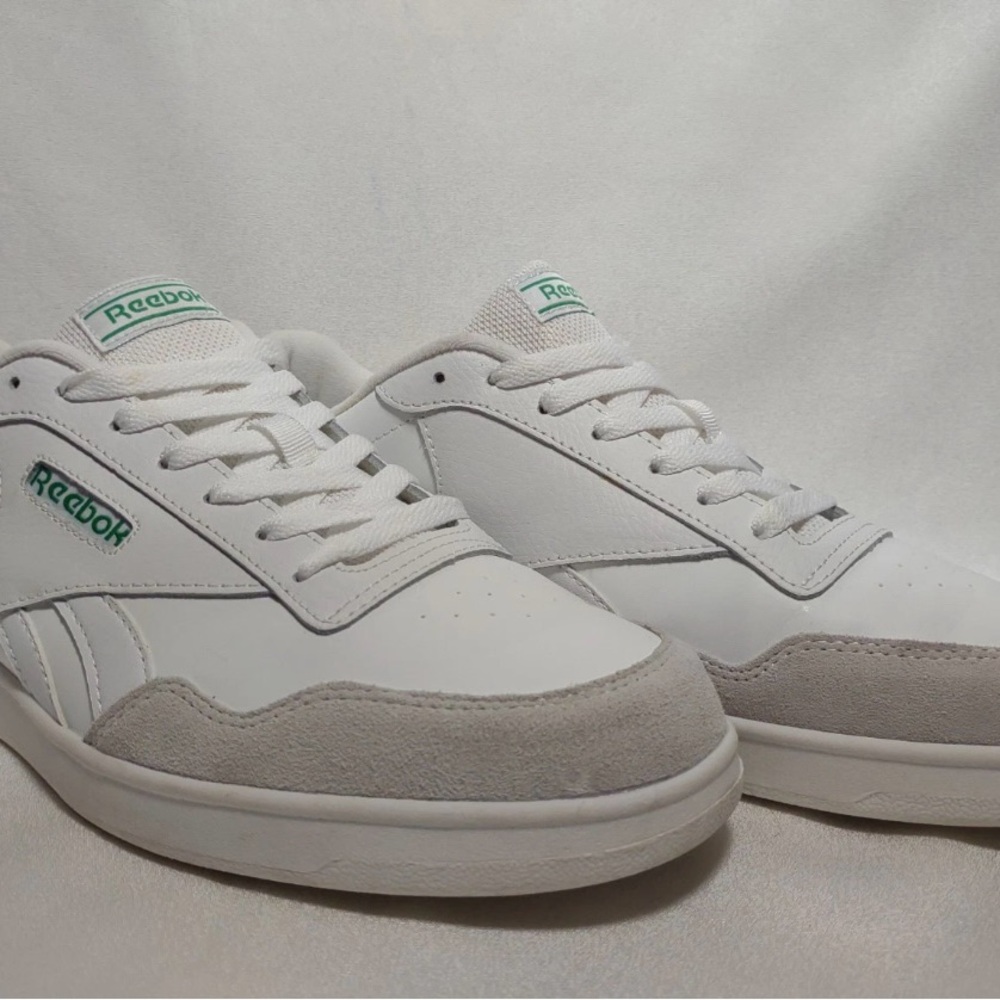 Reebok Court Advance Galaxy Shoes White Green US Mens 11.5